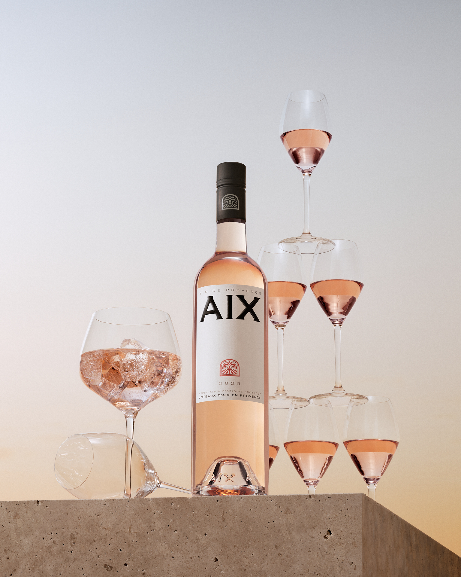 pub Aix rosé par époque
